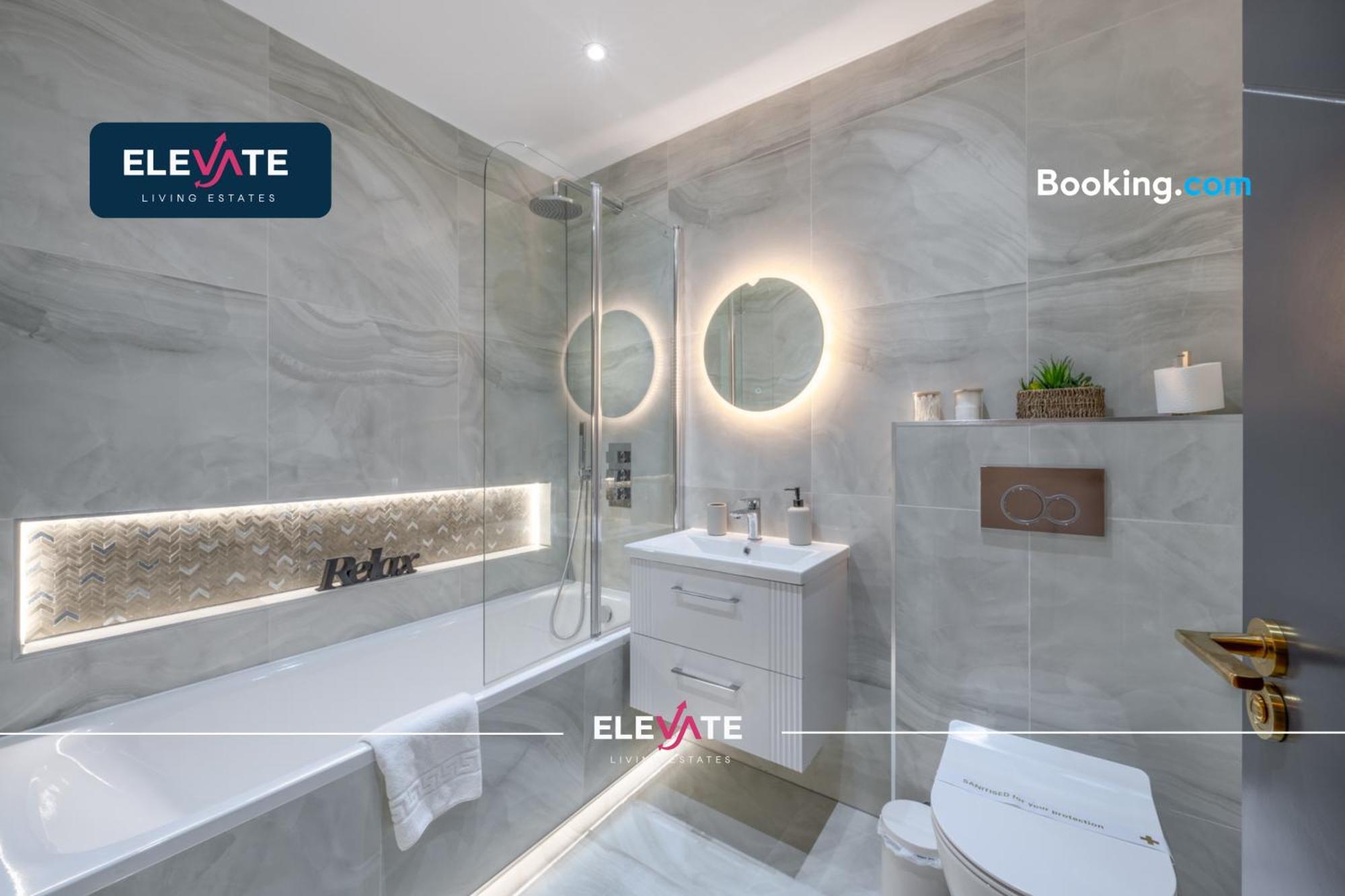 Premium Deals L Last-minute Escape L 1 X Super King Bed And 3 Single Beds L Wembley Stadium Location, Free Parking, Sleeps 8 L Elevate Living Estates Short Lets & Serviced Wembley London
